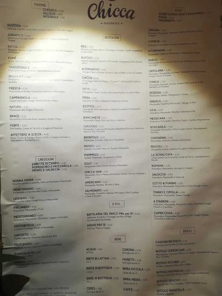 Menu_La Chicca_San Mauro Pascoli_image_3