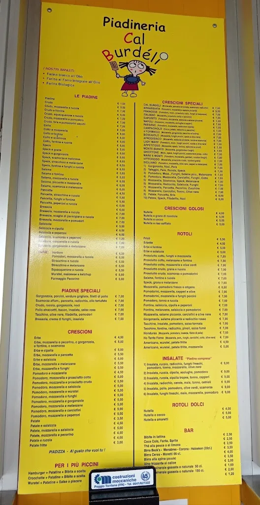 Menu_Cal Burdéli_San Mauro Pascoli_image_1