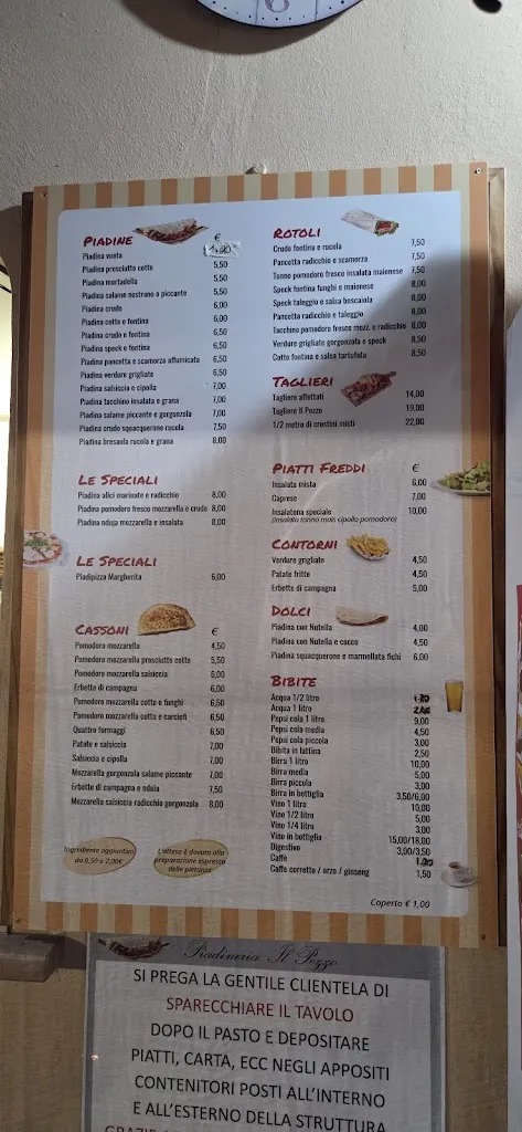 Menu_Il Pozzo Piadineria_San Mauro Pascoli_image_3