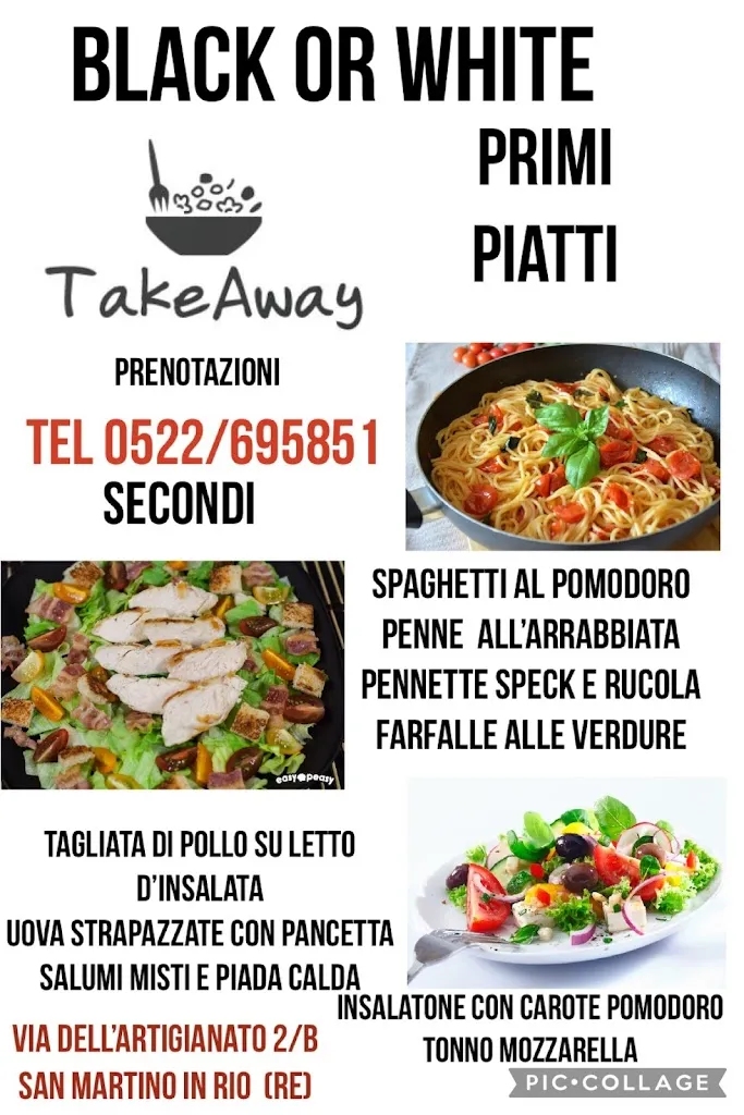 Menu_Black or White - Ristobar_San Martino in Rio_image_1
