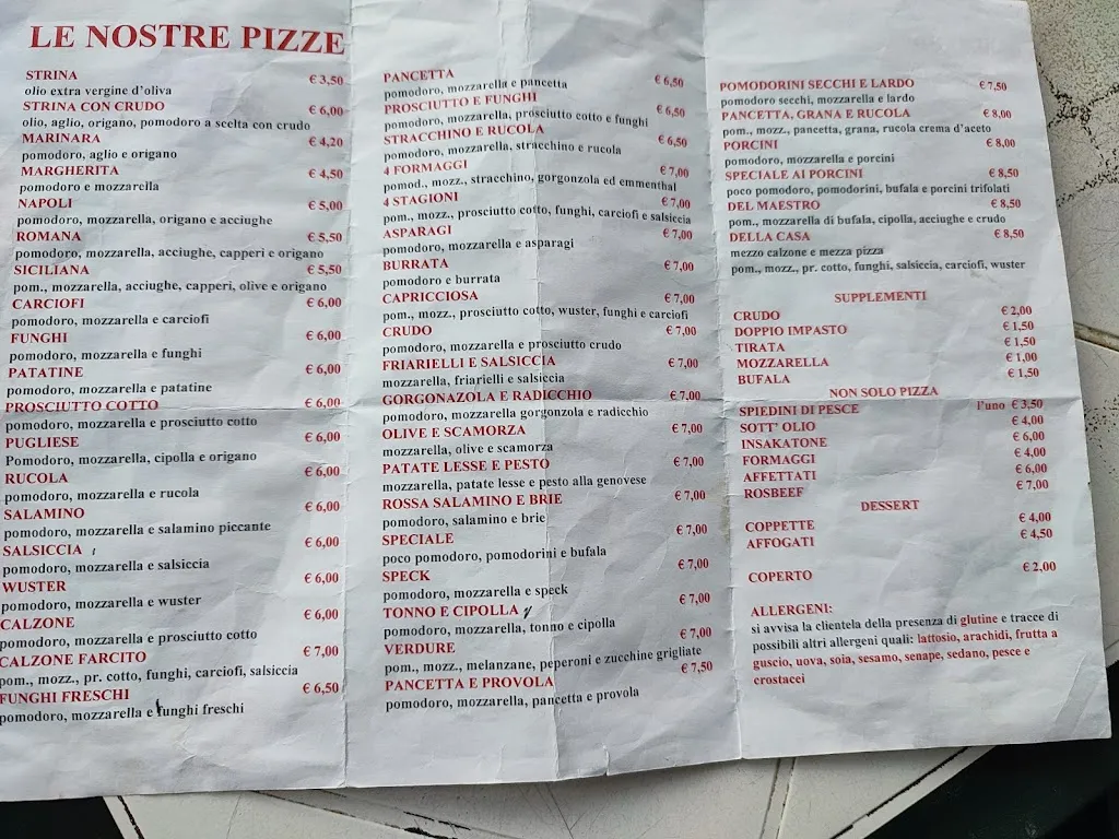 Menu_Pizzeria Bar Centrale_San Martino in Rio_image_1