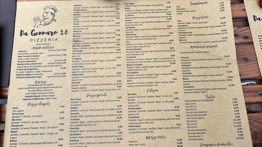 Menu_Pizzeria Da Gennaro 2.0_San Martino in Rio_image_1