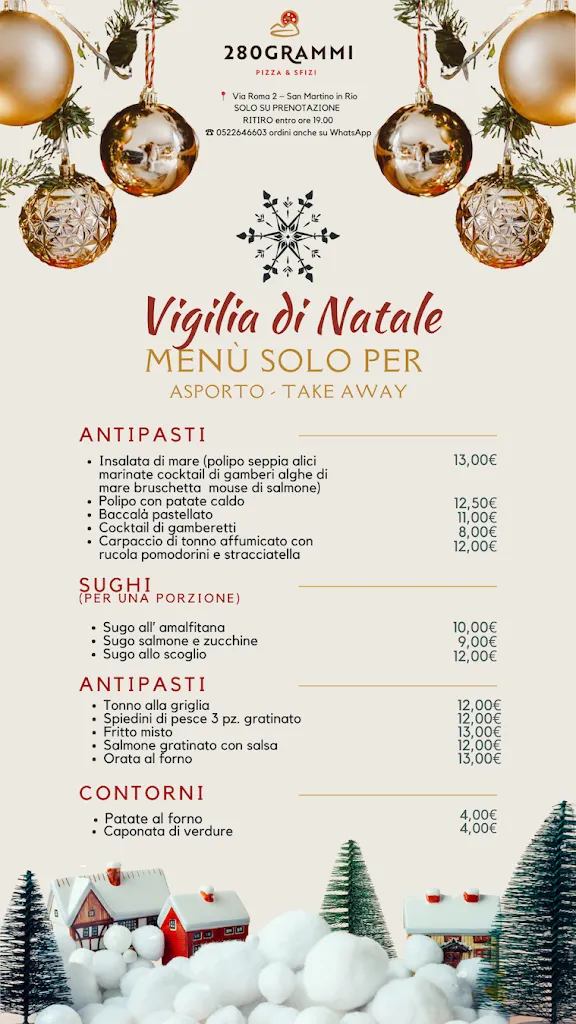 Menü_280 Grammi Pizza e Sfizi_San Martino in Rio_Bild_1