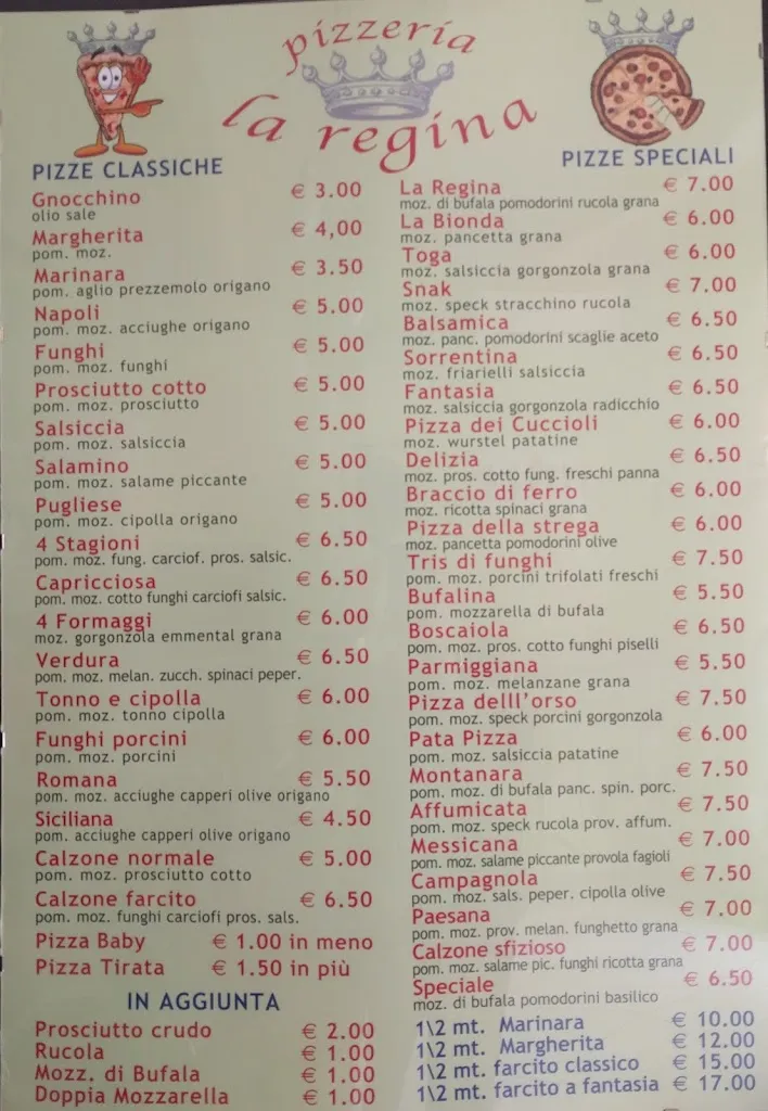 Menu_Pizzeria La Regina_San Martino in Rio_image_2