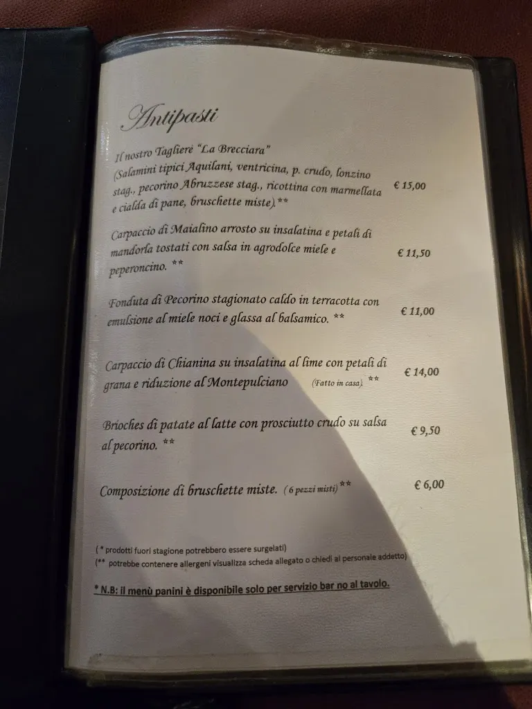 Menu_Ristorante Bar La Brecciara_Rocca di Cambio_image_4