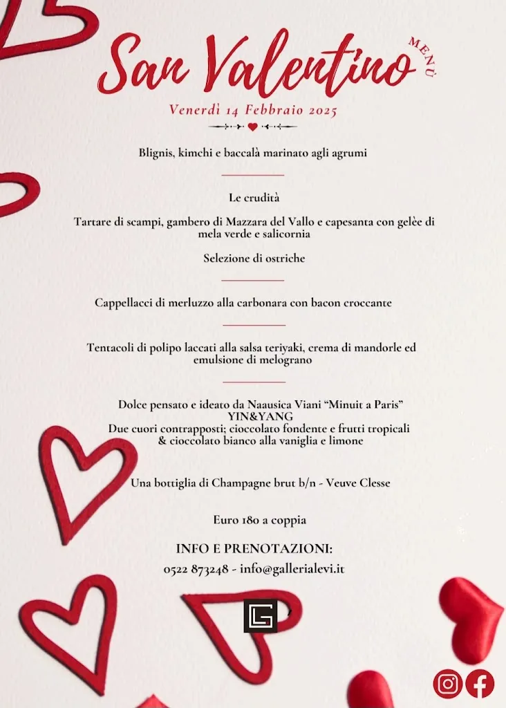 Menu_Galleria Levi_San Polo d'Enza_imagen_1