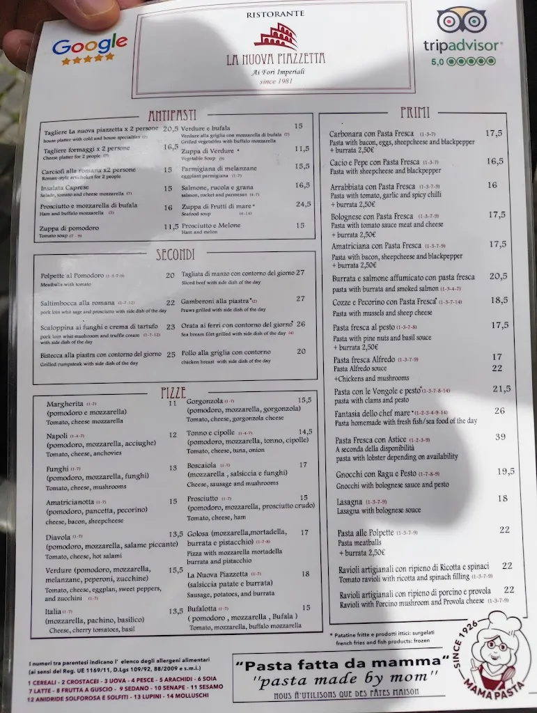 Menu_La Nuova Piazzetta_San Pietro In Vincoli_image_2