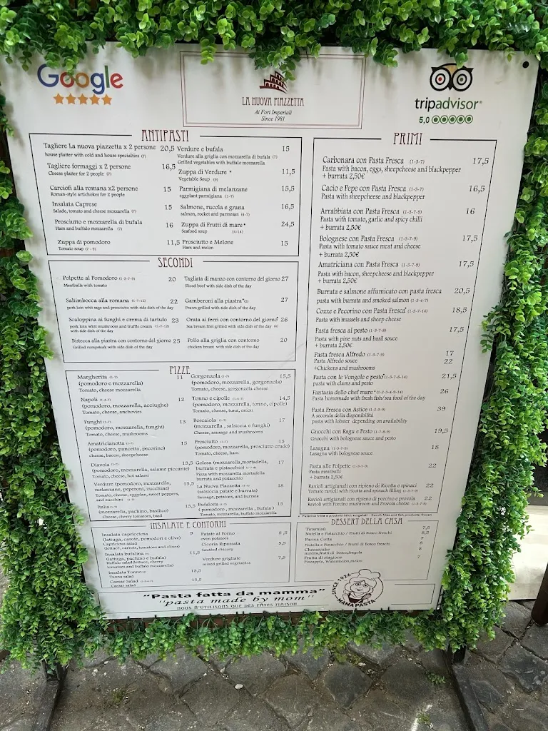 Menu_La Nuova Piazzetta_San Pietro In Vincoli_image_4