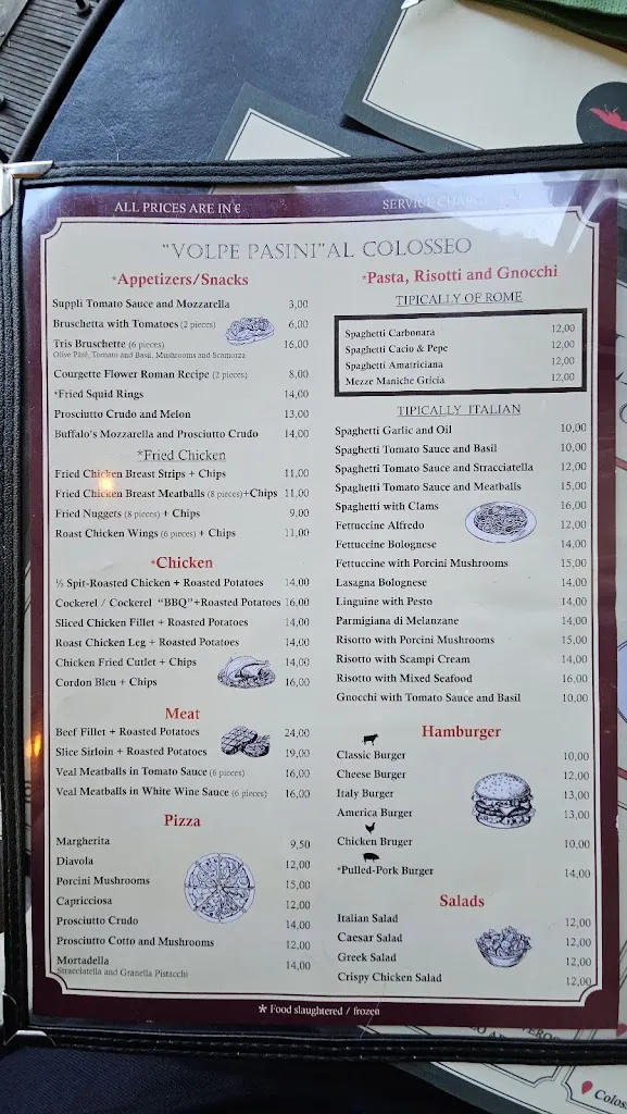 Menu_Volpe Pasini bistro italiano_San Pietro In Vincoli_image_1