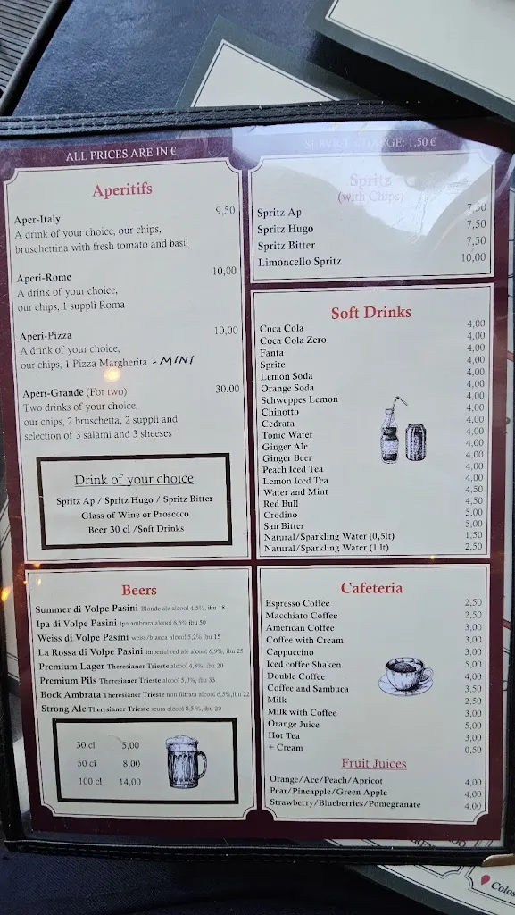 Menu_Volpe Pasini bistro italiano_San Pietro In Vincoli_image_2