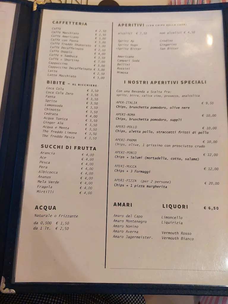 Menu_Volpe Pasini bistro italiano_San Pietro In Vincoli_image_4