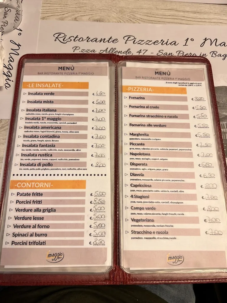 Menu_Bar Pizzeria 1° Maggio_San Piero in Bagno_image_4