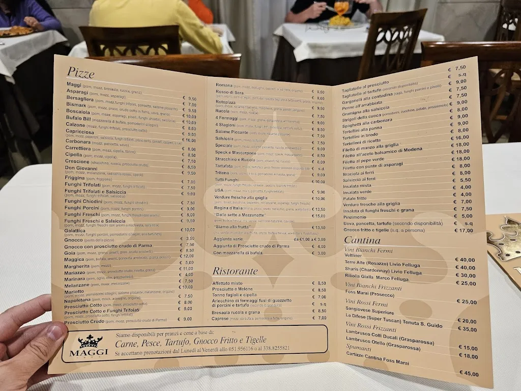 Menu_PIZZERIA MAGGI 1953 Ristorante e Pizzeria_Sant'Agata Bolognese_image_3