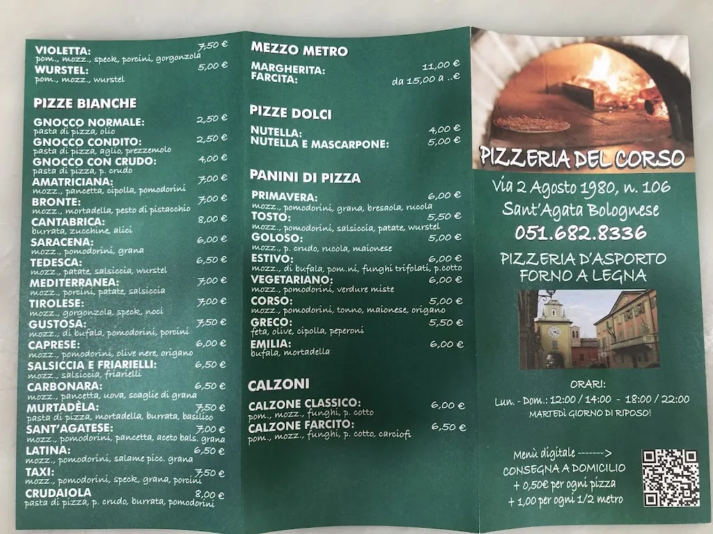 Menu_Pizzeria Del Corso_Sant'Agata Bolognese_image_1