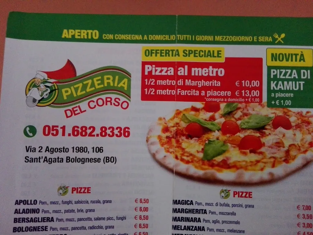Menu_Pizzeria Del Corso_Sant'Agata Bolognese_image_4