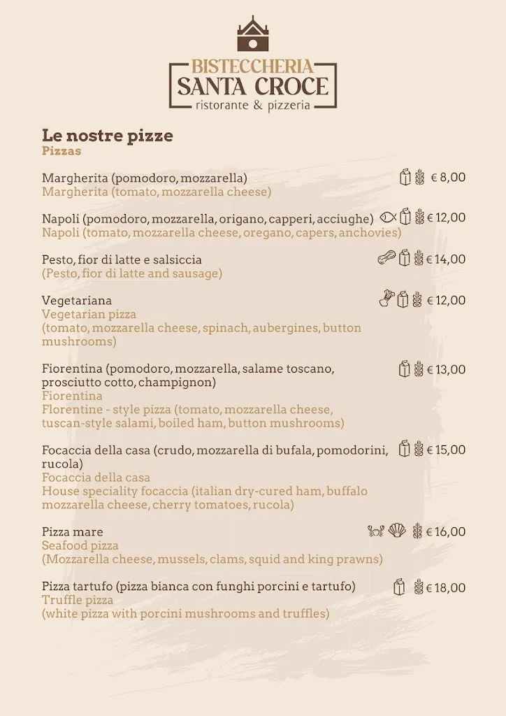 Menu_Bisteccheria Santa Croce - Piazza Santa Croce Firenze_Santa Croce Scuole_image_4
