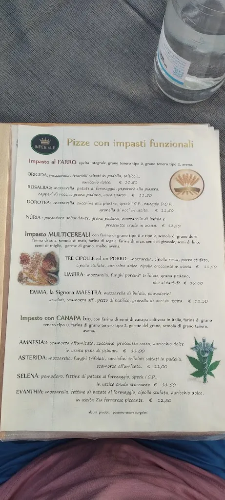 Menu_Pizzeria Pub Imperiale nuova gestione_Santa Maria Codifiume_image_1