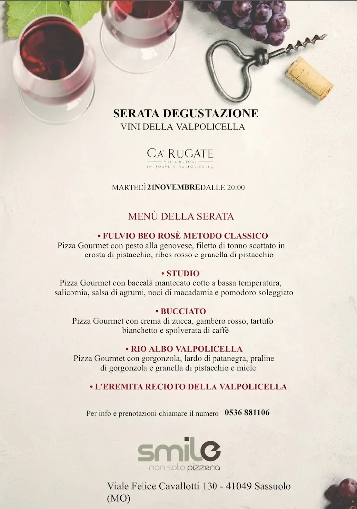 Menu_Pizzeria Smile_Sassuolo_image_2