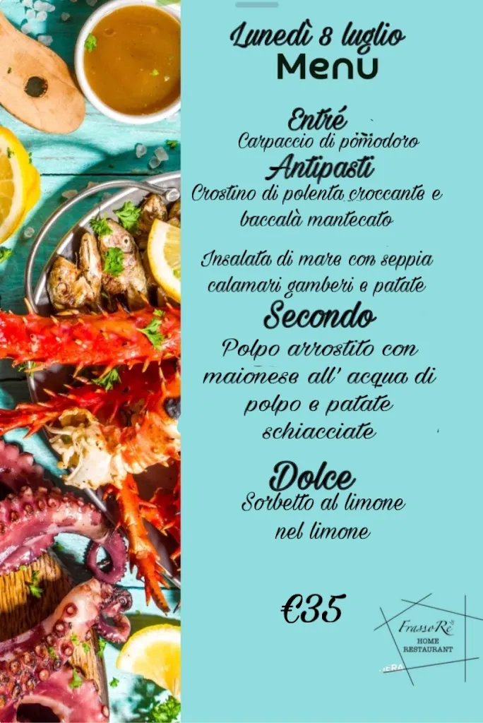 Menu_FrassoRé Home Restaurant di Frassineti Giulia_Savarna-Conventello_image_1