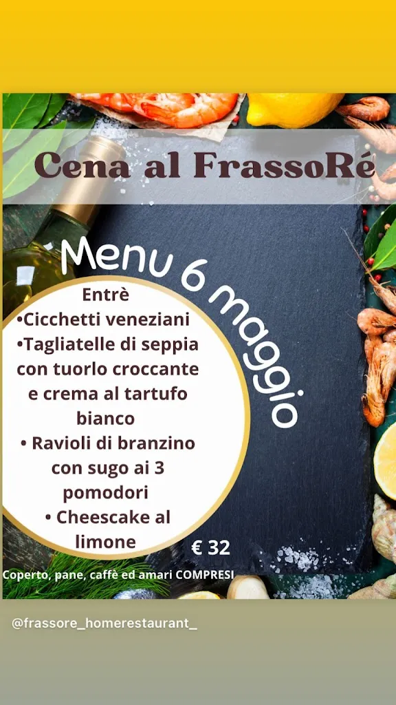 Menu_FrassoRé Home Restaurant di Frassineti Giulia_Savarna-Conventello_image_2