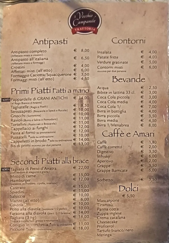 Menu_Trattoria Il Vecchio Campanile_Santarcangelo_image_1