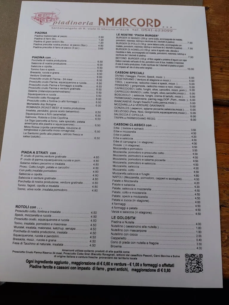 Menu_Piadineria Amarcord..& CUCINA A 360'_Santarcangelo_immagine_1