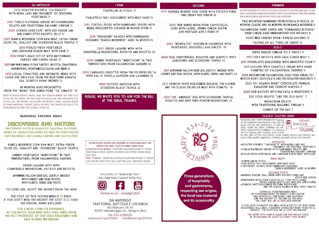 Menu_Trattoria da Amerigo_Savigno_image_4