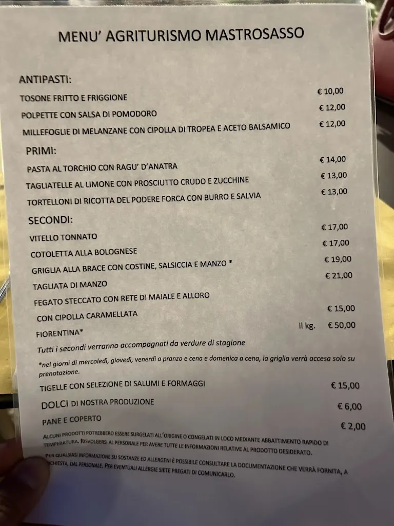 Menü_Mastrosasso Torricella_Savigno_Bild_2