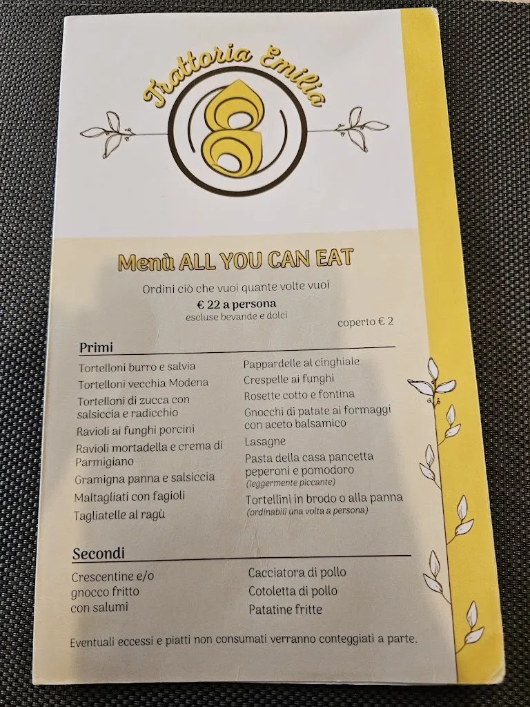 Menu_Trattoria Emilia all you can eat_Savignano sul Panaro_immagine_3