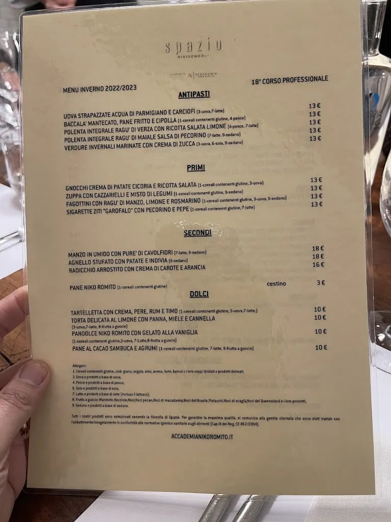 Menu_Spazio Niko Romito Rivisondoli_Rivisondoli_image_1