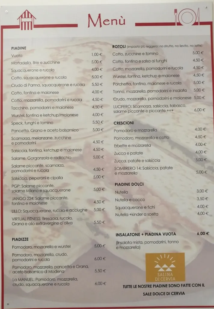 Menu_Piadineria Butega Romagnola Soliera_Soliera_image_1