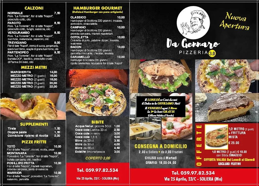 Menu_Pizzeria Da Gennaro 3.0_Soliera_image_1