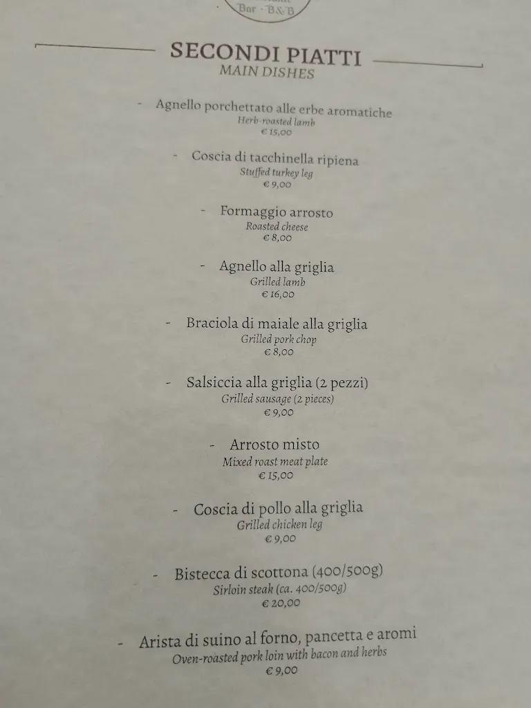 Menu_Terrae Eremis: Ristorante, Bar, B&B_Roccamorice_image_2