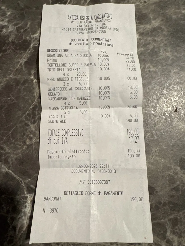 Mirko Sbardella_Ristorante Osteria Pizzeria Cacciatori_Solignano_review