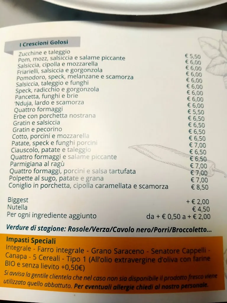 Menu_Al Km 0 Piadina e Pasta Fresca e cucina_Savignano sul Rubicone_immagine_3