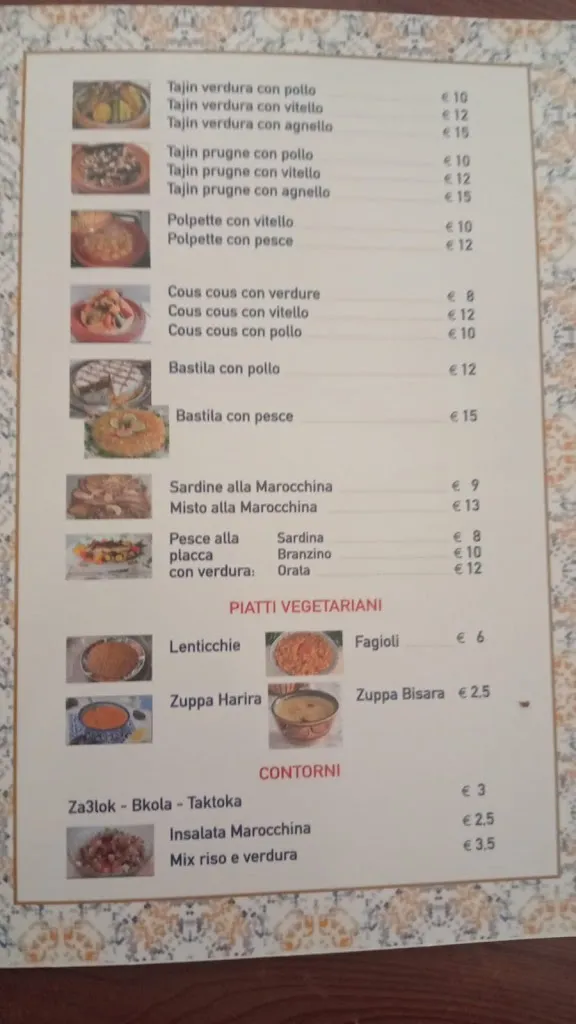Menu_Al Fassia Lounge bar & maroccan restaurant_Savignano sul Rubicone_image_2