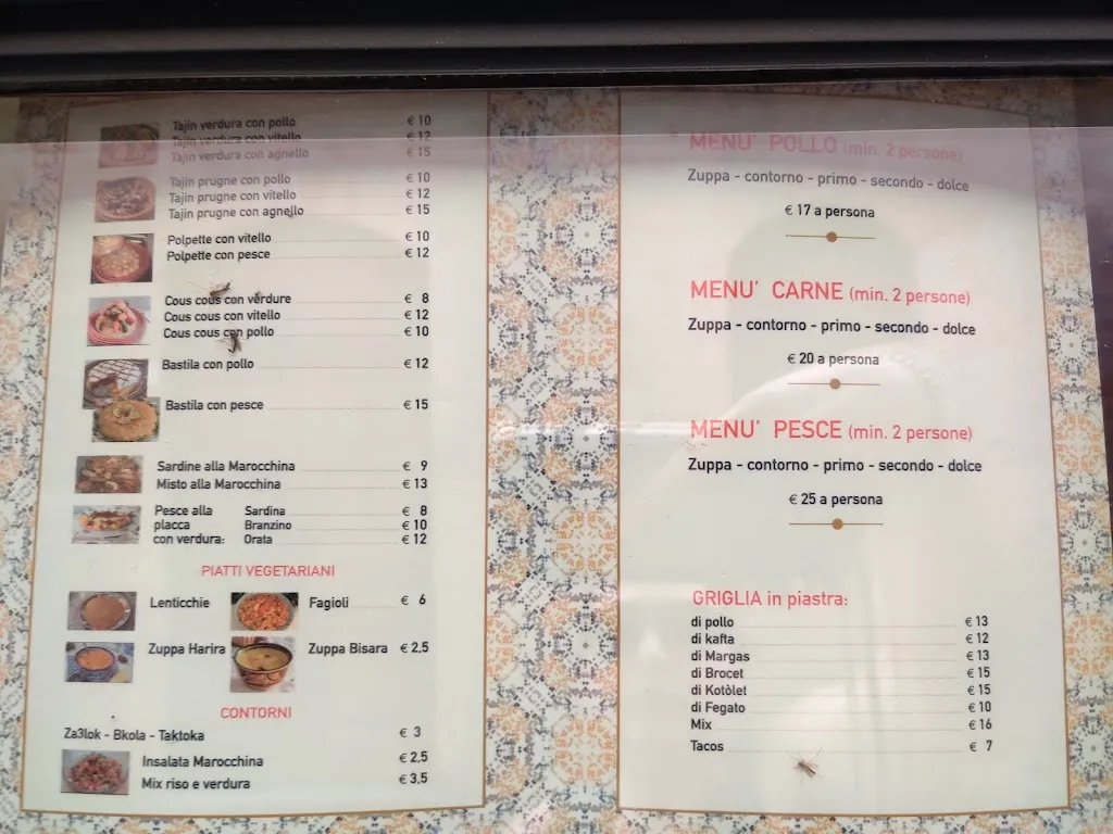 Menu_Al Fassia Lounge bar & maroccan restaurant_Savignano sul Rubicone_image_4