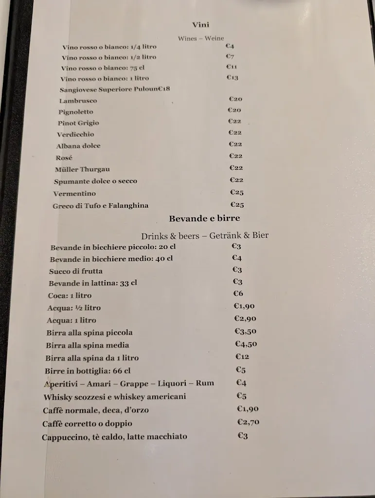 Menu_Ristorante Pizzeria Oasi_Savignano sul Rubicone_image_1