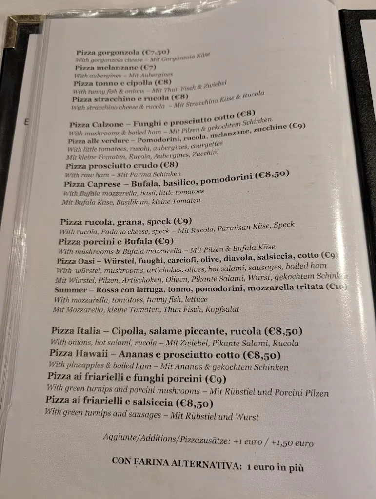 Menu_Ristorante Pizzeria Oasi_Savignano sul Rubicone_image_2