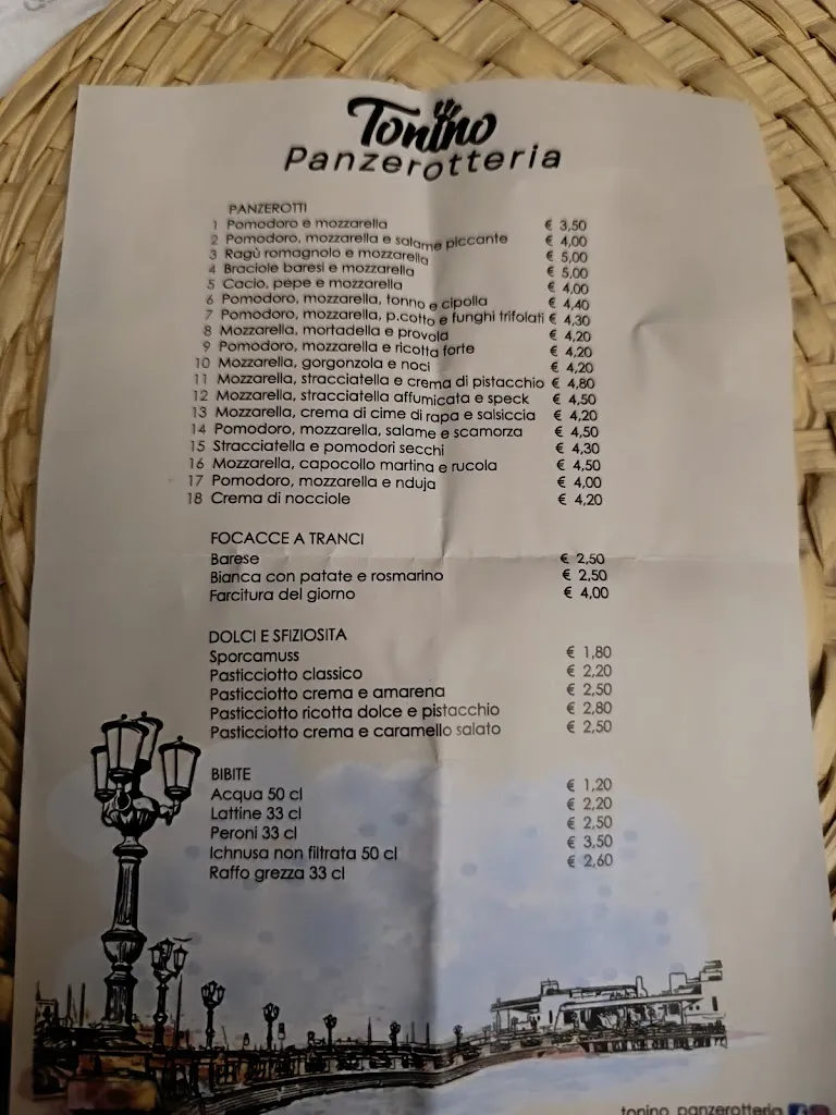 Menu_Tonino Panzerotteria_Savignano sul Rubicone_image_2