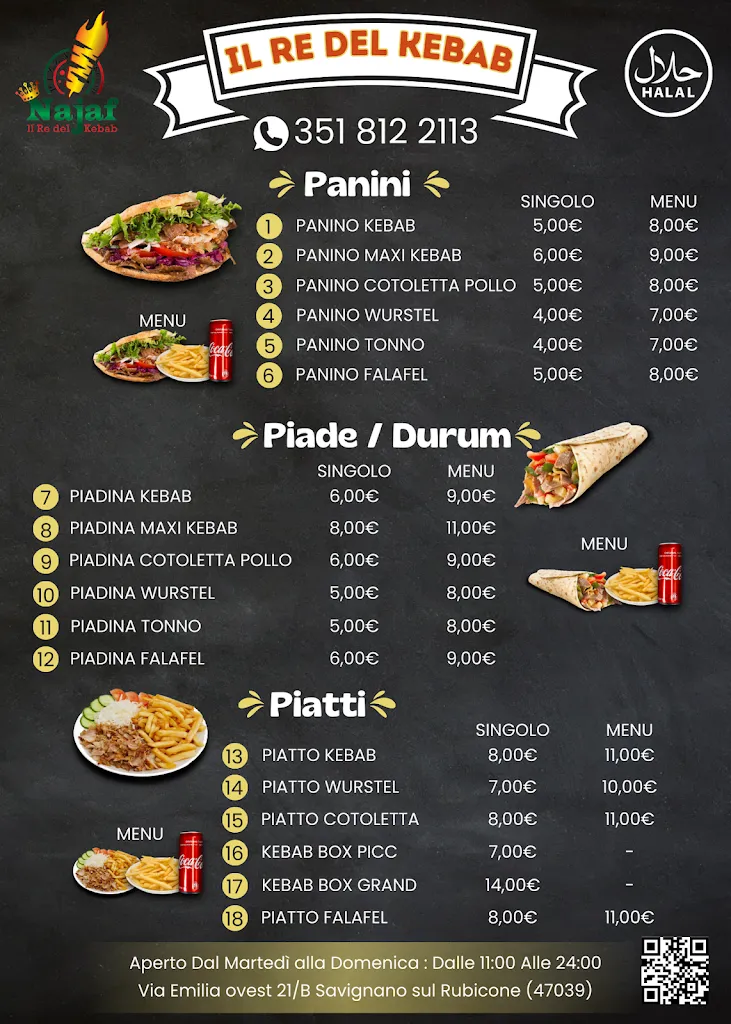 Menu_Re del Kebab_Savignano sul Rubicone_image_3