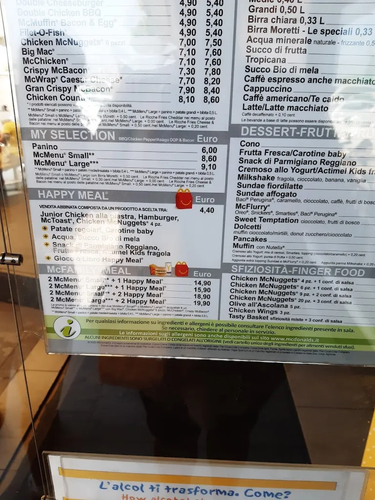 Menu_McDonald's Savignano sul Rubicone_Savignano sul Rubicone_image_3
