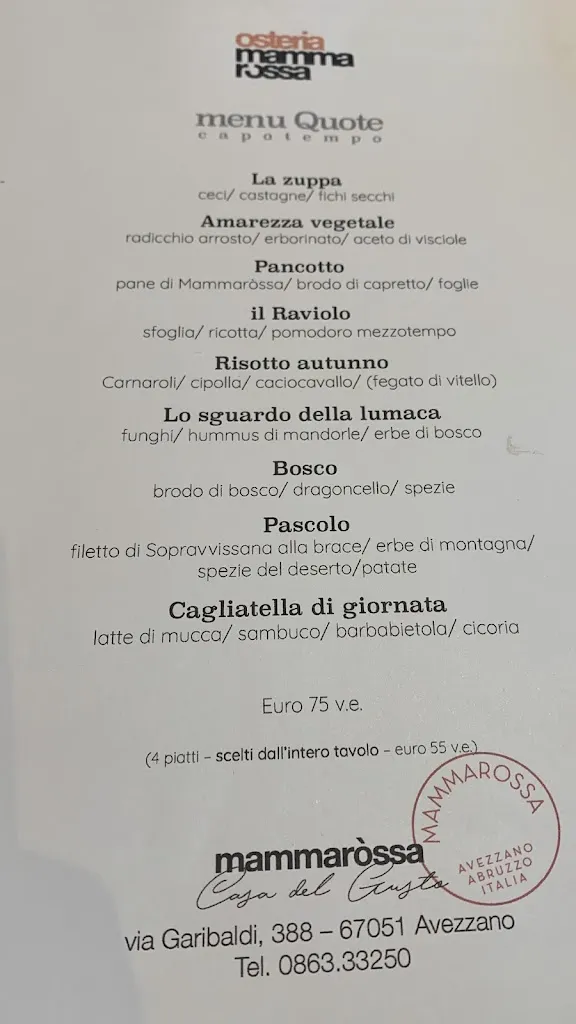 Menu_Osteria Mammaròssa_Avezzano_image_1