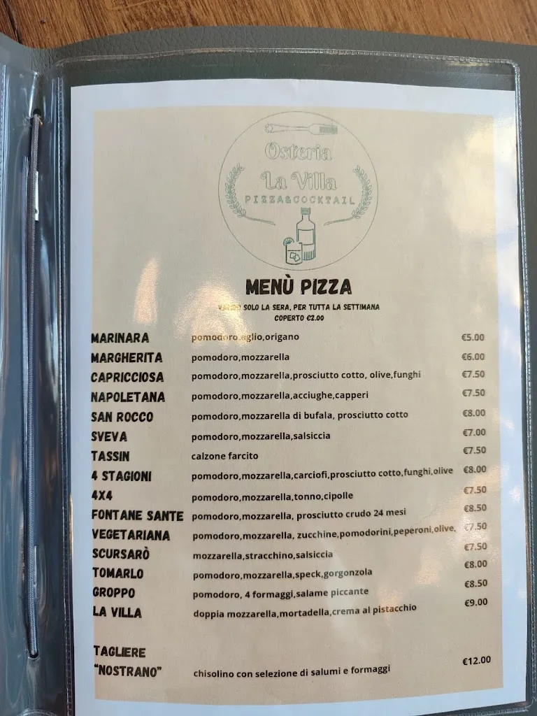 Menu_Osteria La Villa_Tornolo_image_1