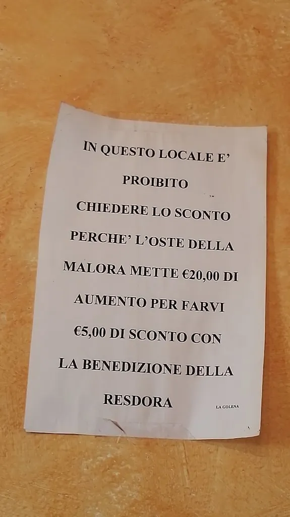 Menu_Osteria La Golena - Ghiarole _Sorbolo_image_1