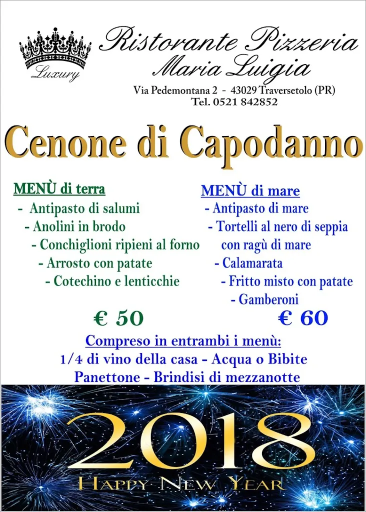 Menu_Ristorante pizzeria Maria Luigia Luxury_Traversetolo_image_1