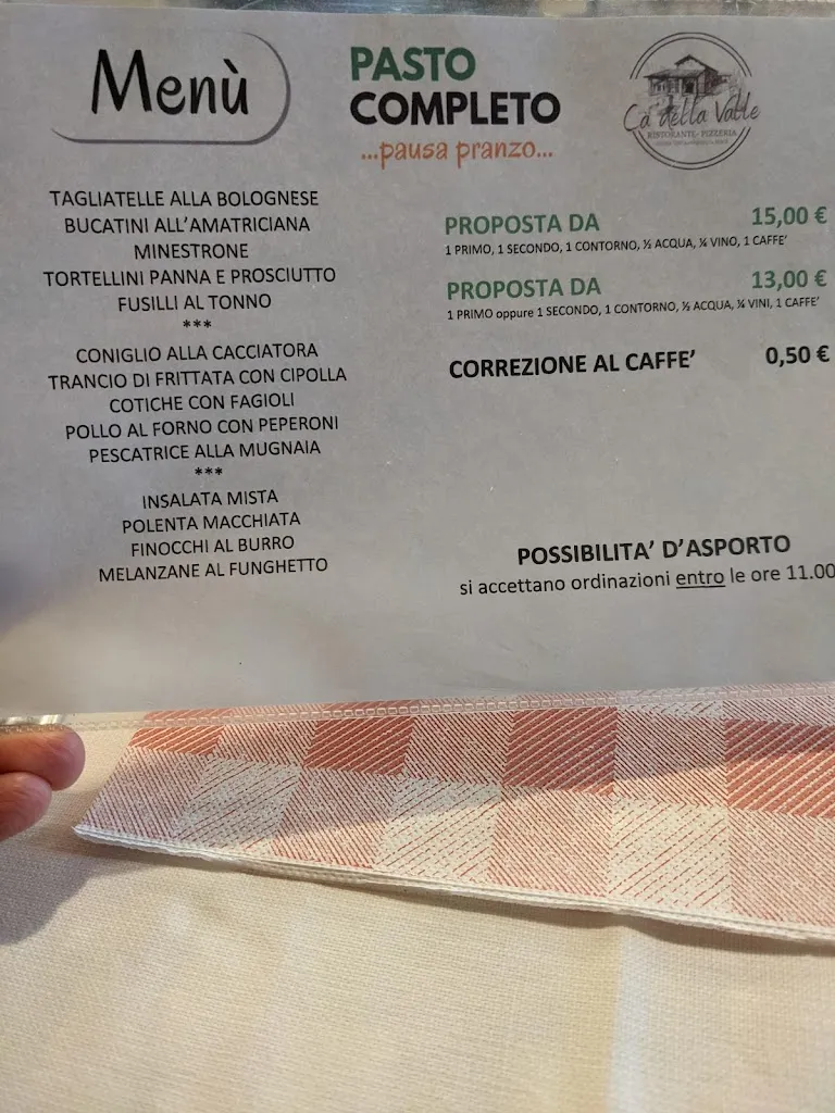 Menu_Ristorante-Pizzeria Cà Della Valle_Traversetolo_immagine_2