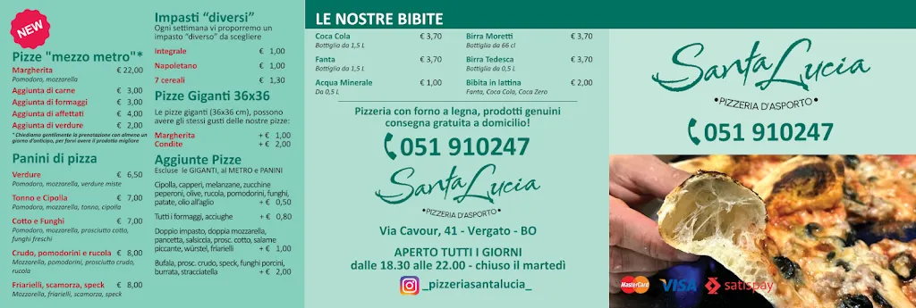 Menu_Pizzeria D'Asporto Santa Lucia_Vergato_image_2