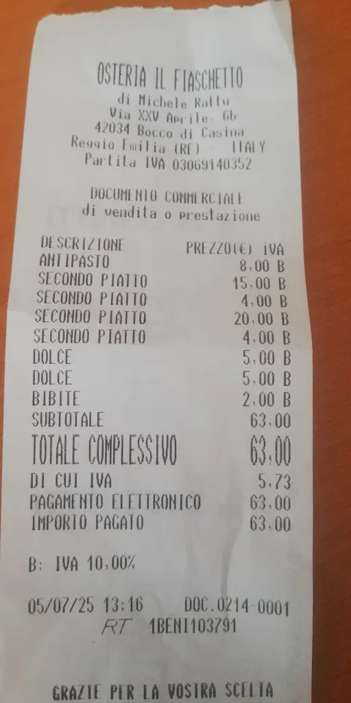 Gilberto Bertoldi_Osteria il fiaschetto_Vetto_review