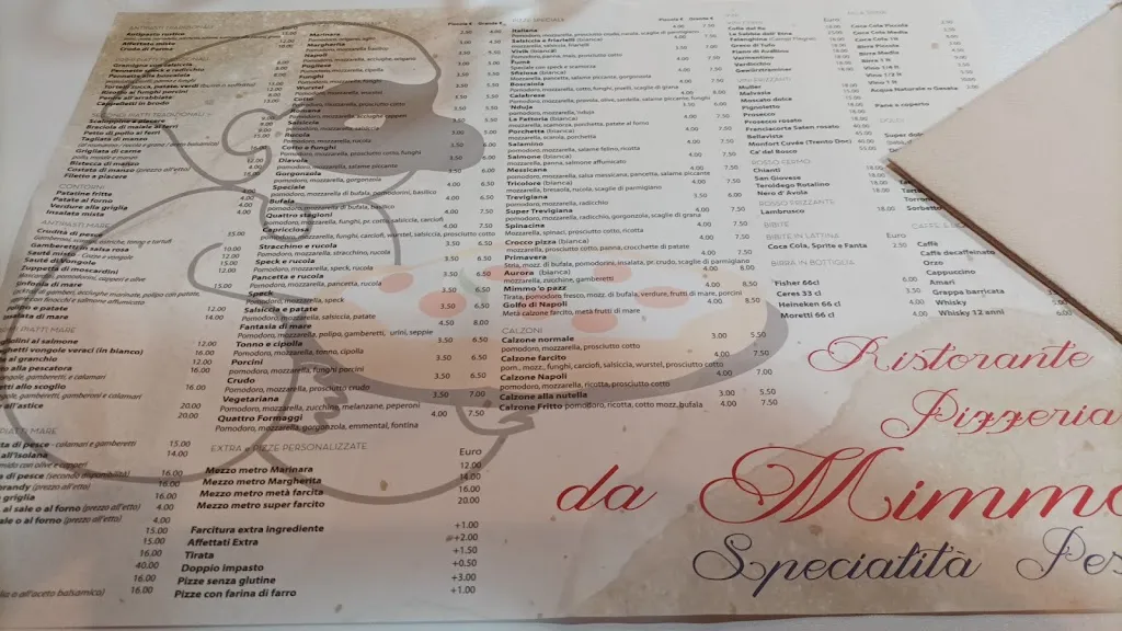 Menu_Ristorante Pizzeria Da Mimmo di Vetto_Vetto_immagine_1